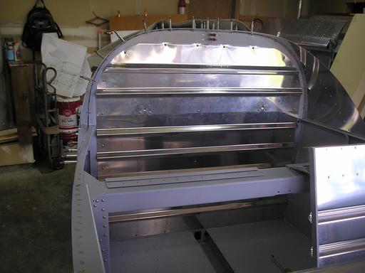 Installed baggage bulkhead