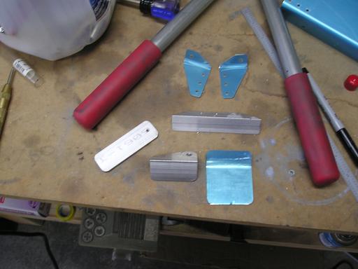 Flap motor mount parts