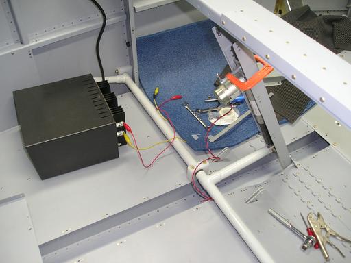 Installed flapmotor