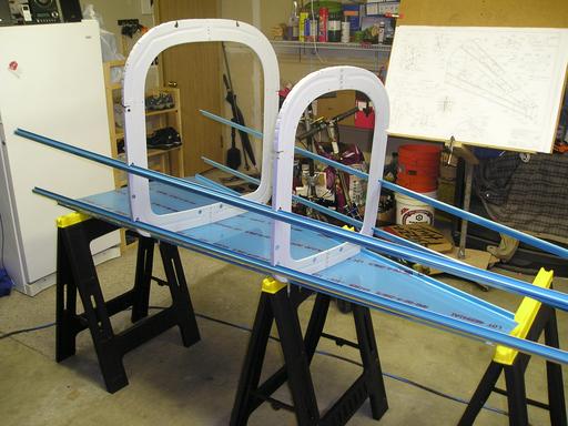 J-stiffeners placed into position