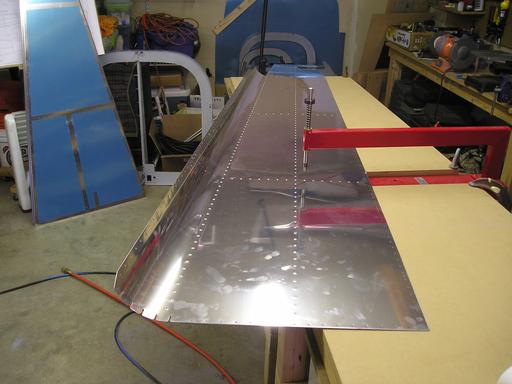Dimpling side skin
