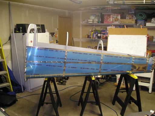 Riveting the j-stiffeners
