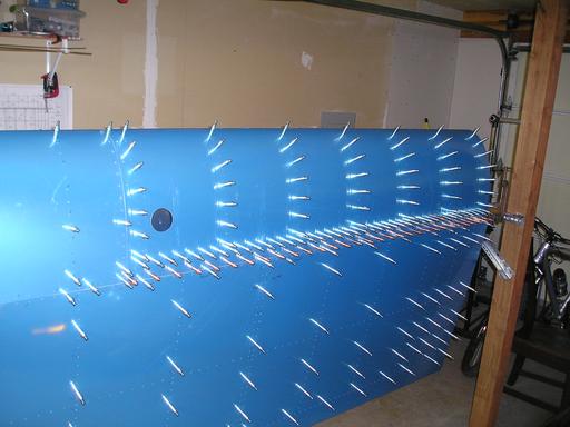 Tank installed on wing