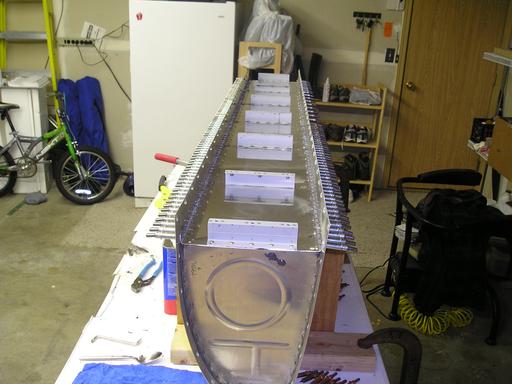 Baffle installed