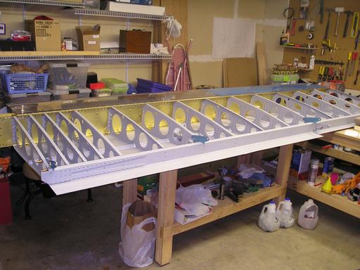 Flap hinges cleco'd in place