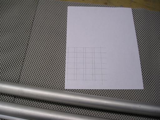 Creating spacing guide for drilling