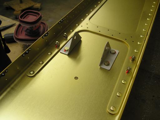 Tie-down bracket installed