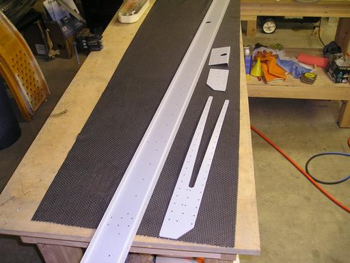 Primed rear-spar parts