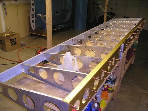 Drilling ribs to Spars