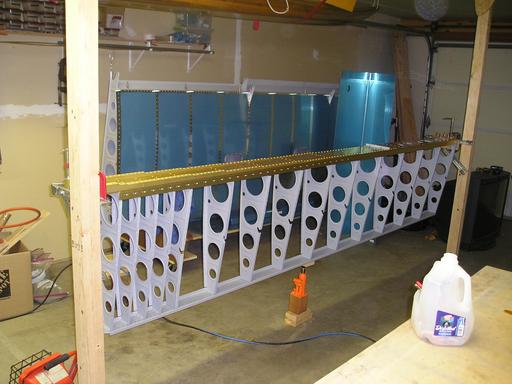 Wing in jig