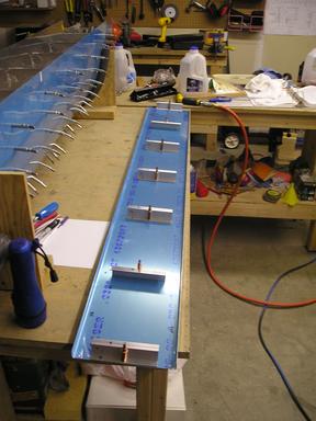 Drilling T-912 brackets to baffle