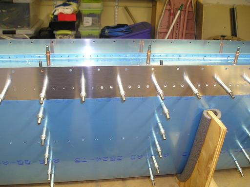 Countersink baffle holes