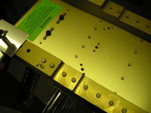 Countersink nutplate holes