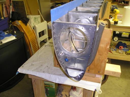 Final rib installation