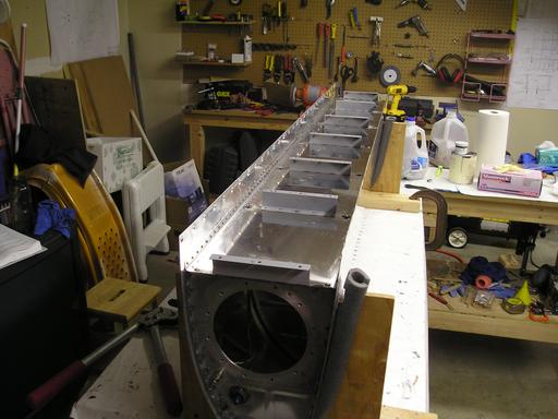 Baffle riveted